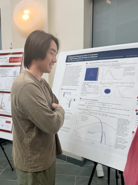 Evan Li's poster on oxygen-16 nuclear structure