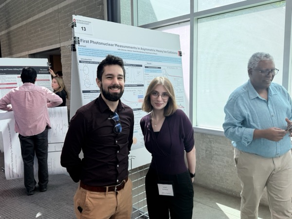 Julie Scherzer at the symposium with her poster